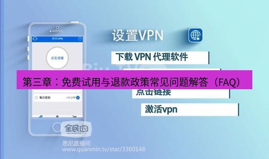 快连VPN 第三章：免费试用与退款政策常见问题解答（FAQ）