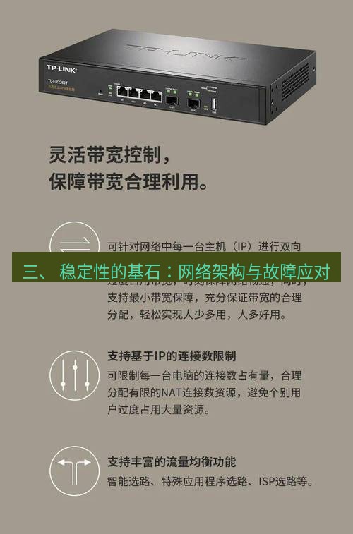 快连VPN 三、 稳定性的基石：网络架构与故障应对