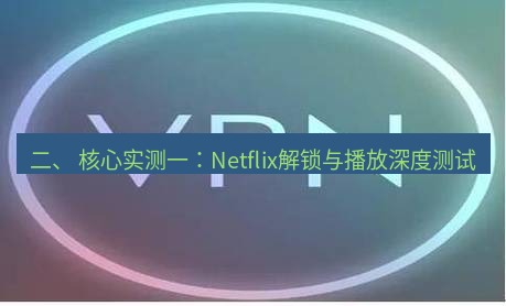 快连VPN 二、 核心实测一：Netflix解锁与播放深度测试